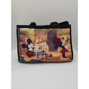 Disney Minnie Mouse Mickey Mouse Tote Purse Womens Beaded Bag 13X10 New with tag